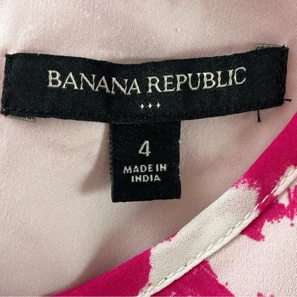 Banana Republic Pink Midi Flutter Sleeve Dress - Picture 4 of 8